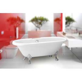 Акриловая ванна BelBagno BB21-CRM ножки хром